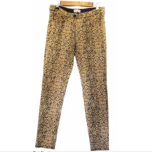 Soulmates Jr Sz 9 Snake Reptile Animal Print Skinny Leg stretch Pants Leggings